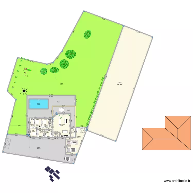 maison saint didier 07200 1,0. Plan de 18  et 2475 m²