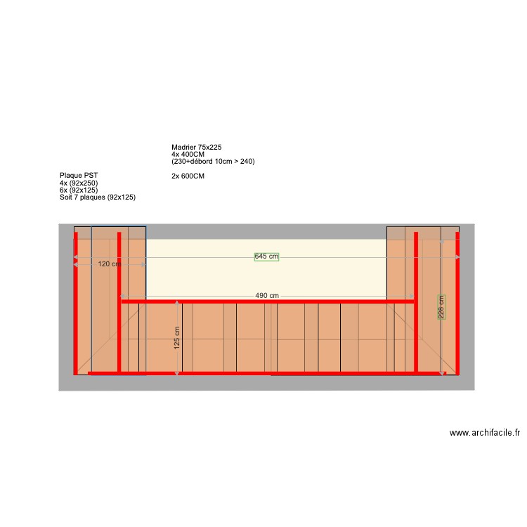 COUR. Plan de 0 pièce et 0 m2