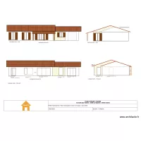 PCMI modificatif 05 v2 - Plans de fa&ccedil;ades maison principale - Sud et Est
