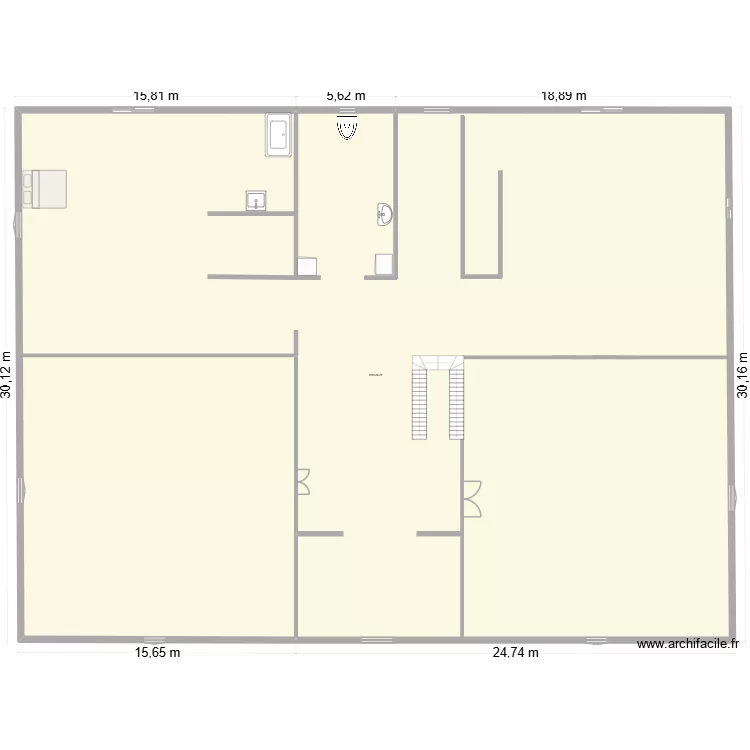 1ERE IDEE. Plan de 1 et 1167 m² 1ERE IDEE. Plan de 1 et 1167 m²