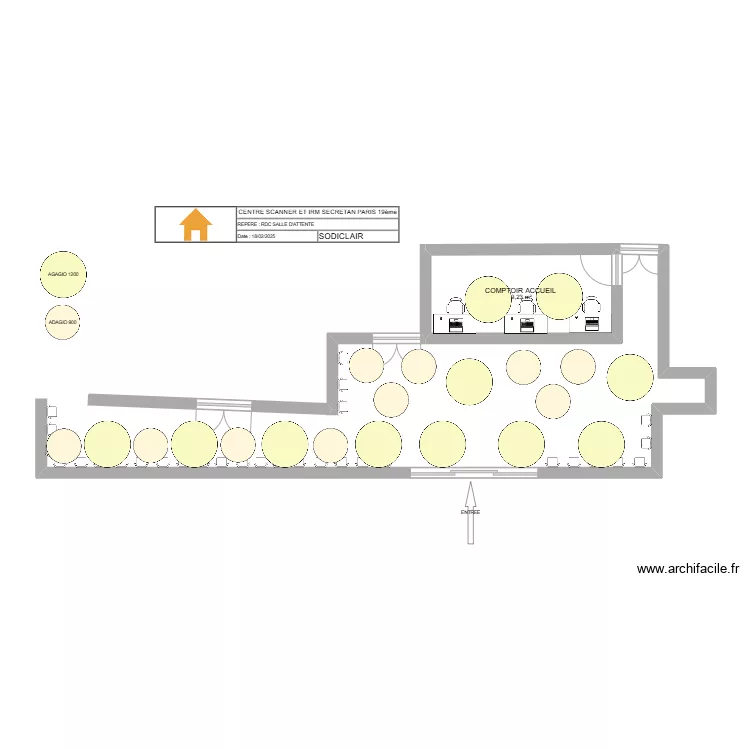 CENTRE SCANNER ET IRM SECRETAN PARIS 19&egrave;me. Plan de 