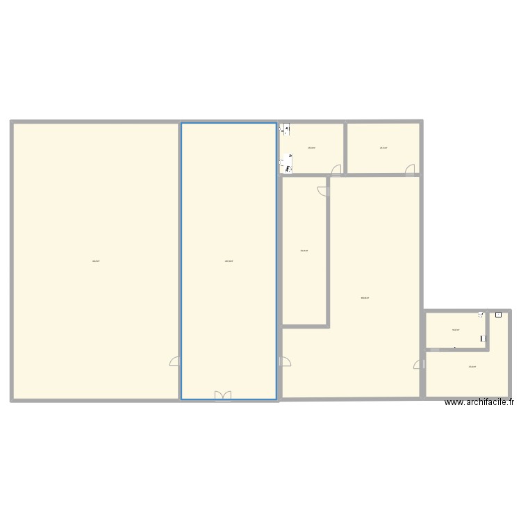 plan AIDEQ. Plan de 8 pièces et 895 m2