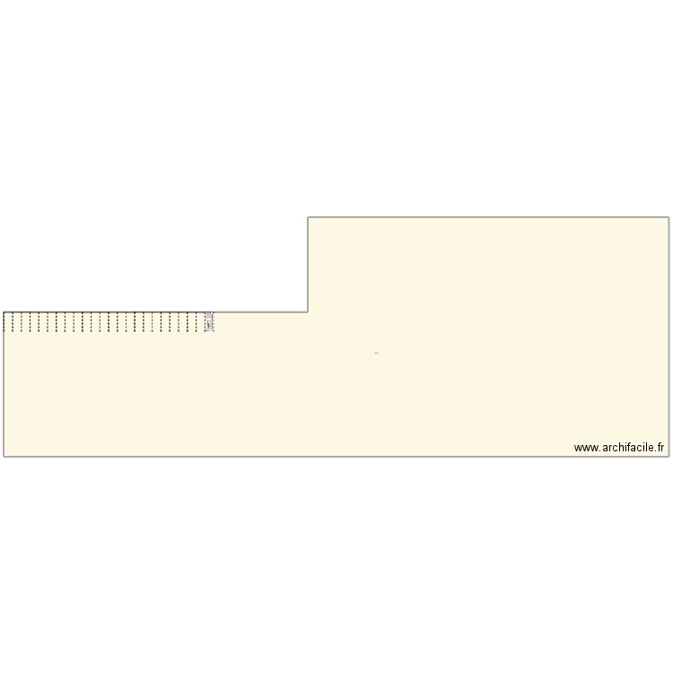 Parking BAI. Plan de 1 pièce et 432 m2