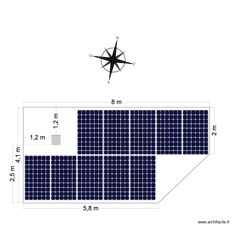 MAISON MAMIARACIA. Plan de 