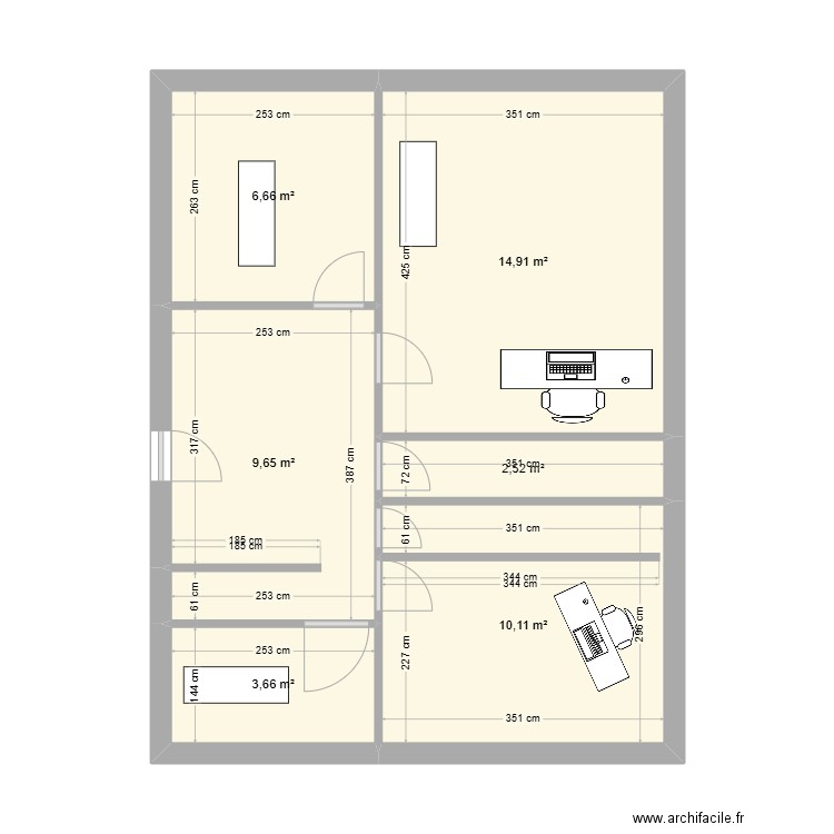 cabinet Hélia. Plan de 0 pièce et 0 m2
