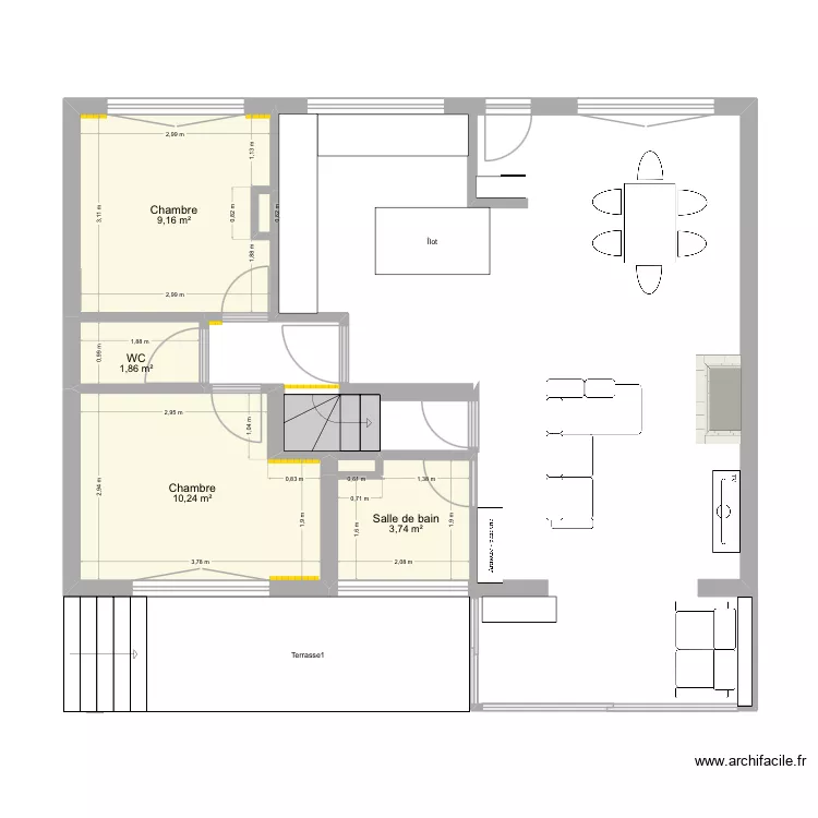 40jlebas modif 1. Plan de 5 et 25 m² 40jlebas modif 1. Plan de 5 et 25 m²