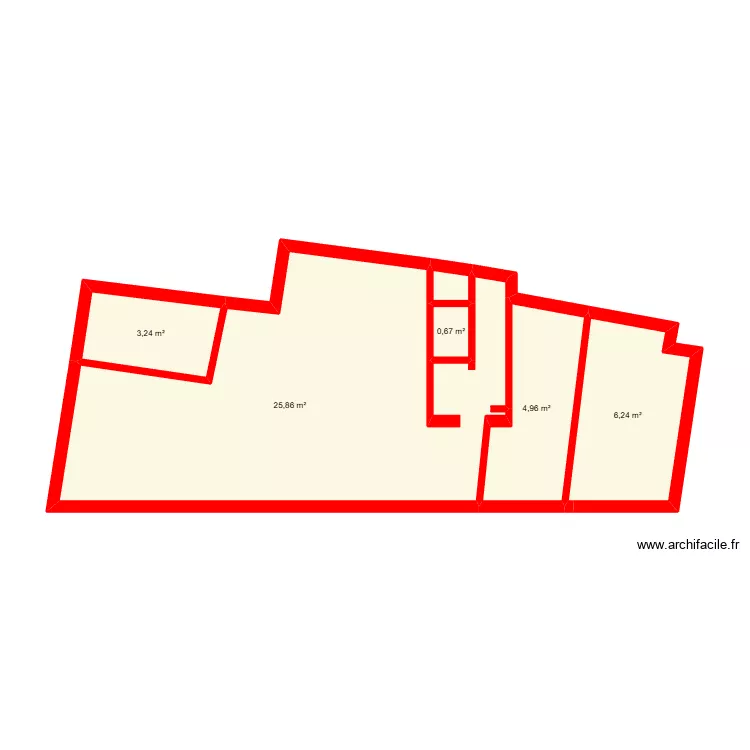 BI 36192. Plan de 19 et 74 m² BI 36192. Plan de 19 et 74 m²