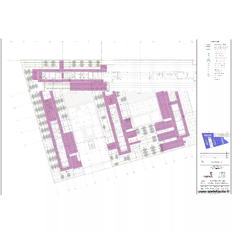 atrium depose plafonds. Plan de 