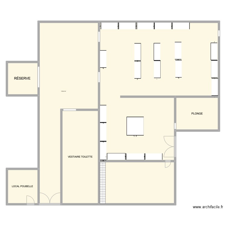 RELAIS DES GOURMETS ANNEXE 4. Plan de 7 pièces et 622 m2