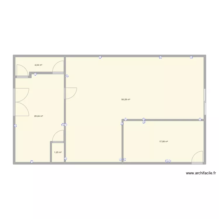 Bureau amenagement &eacute;lectricit&eacute;. Plan de 