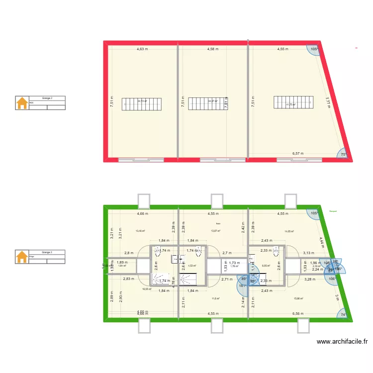Grange 2. Plan de Grange 2. Plan de