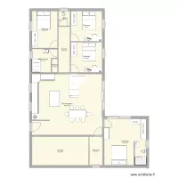 Plan maison plein pied 2
