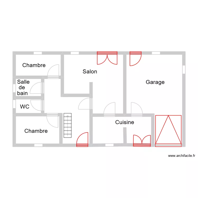 Darribau_Ledeuix. Plan de 