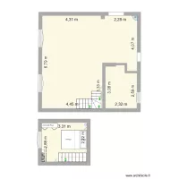 chambre 2&egrave; meubles