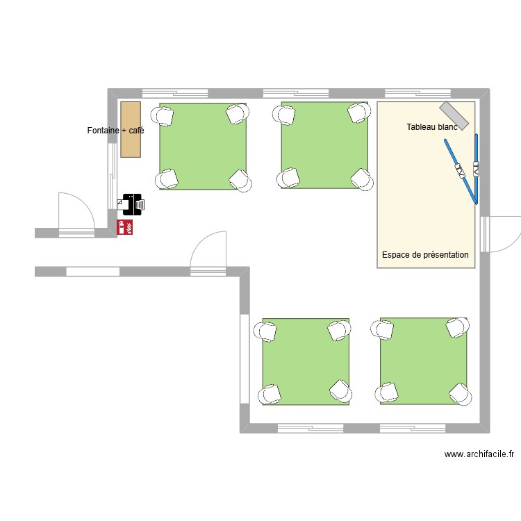 Salle MI. Plan de 0 pièce et 0 m2