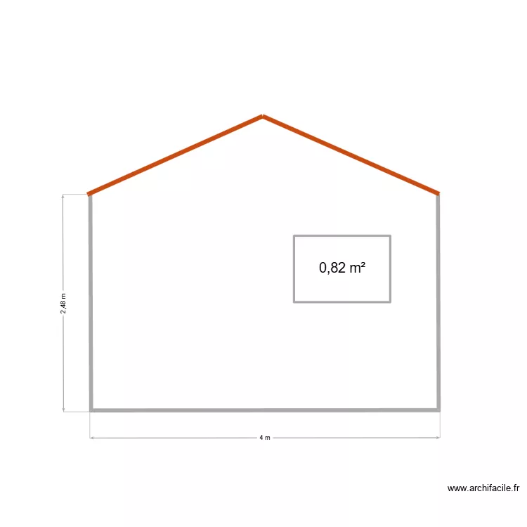 fa&ccedil;ade ouest c&ocirc;t&eacute; jardin. Plan de 