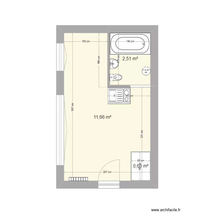 Venner actuel. Plan de 