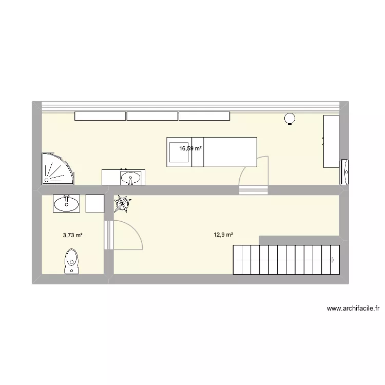 lucie. Plan de 3 et 33 m² lucie. Plan de 3 et 33 m²