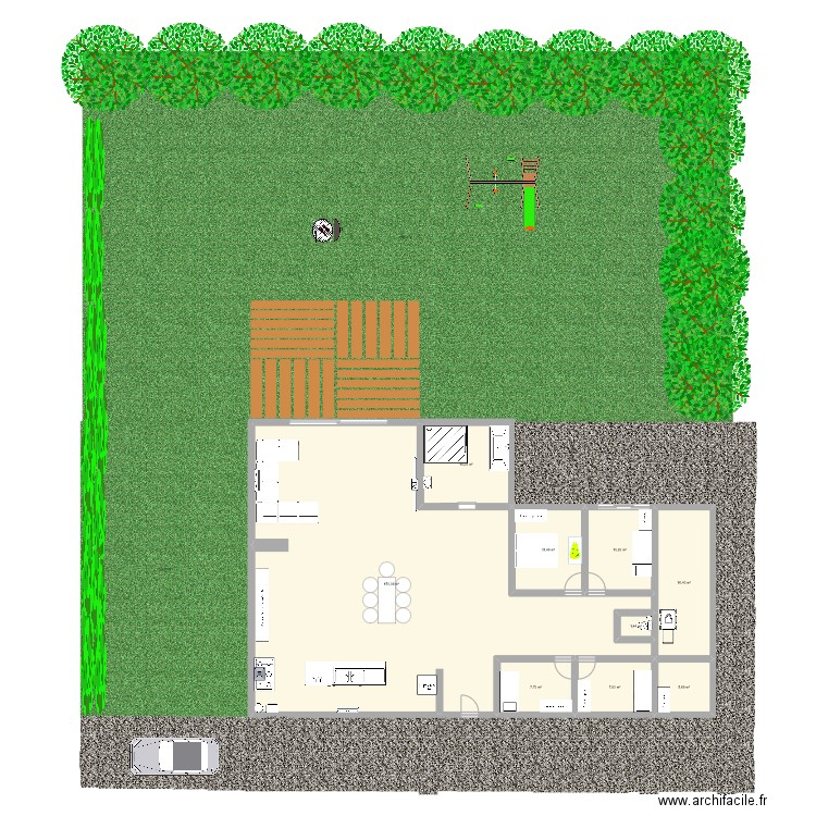 Matteo. Plan de 9 pièces et 226 m2