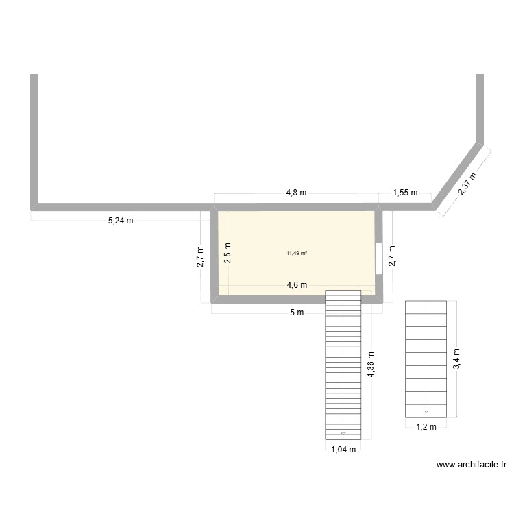 Atelier vue de dessus. Plan de 0 pièce et 0 m2