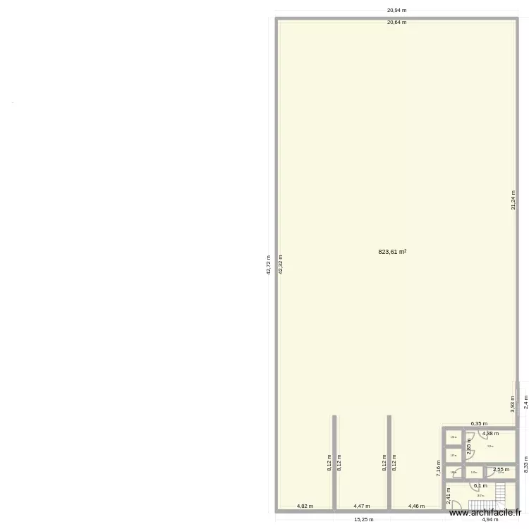 2026-10-11 31 RDC. Plan de 8 Pièces et 861 m² 2026-10-11 31 RDC. Plan de 8 Pièces et 861 m²