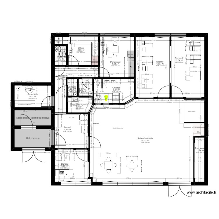 Evry - Bois Sauvage / Urba projet 2. Plan de 0 pièce et 0 m2