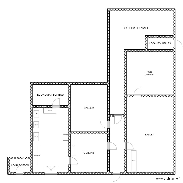 TABLE MAILLOISE. Plan de 10 pièces et 208 m2