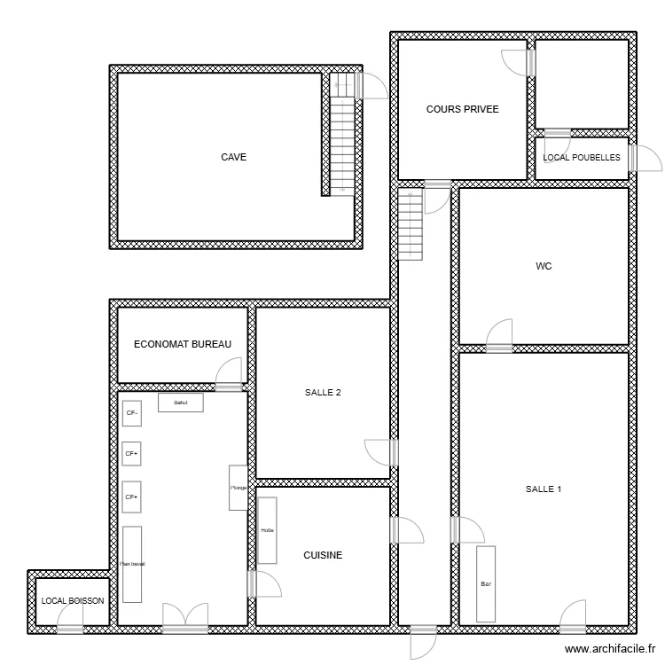 TABLE MAILLOISE. Plan de 