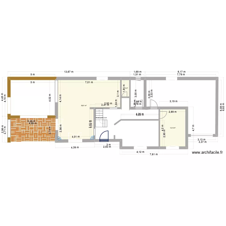 extention maison jacky. Plan de 4 et 71 m² extention maison jacky. Plan de 4 et 71 m²