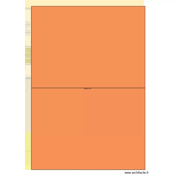 B&acirc;timent Rivesaltes - WC V2. Plan de 29  et 1142 m²