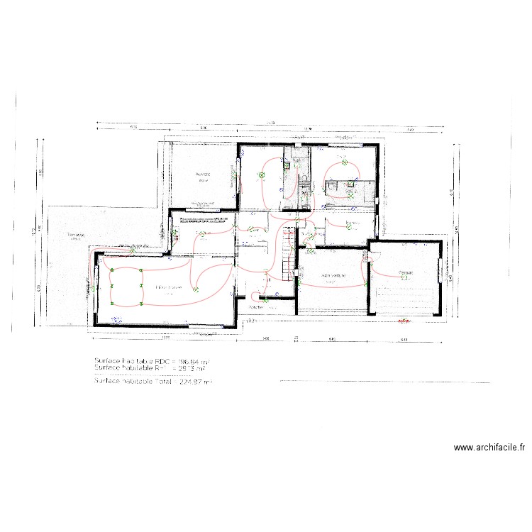 SCHANNO RDC . Plan de 0 pièce et 0 m2