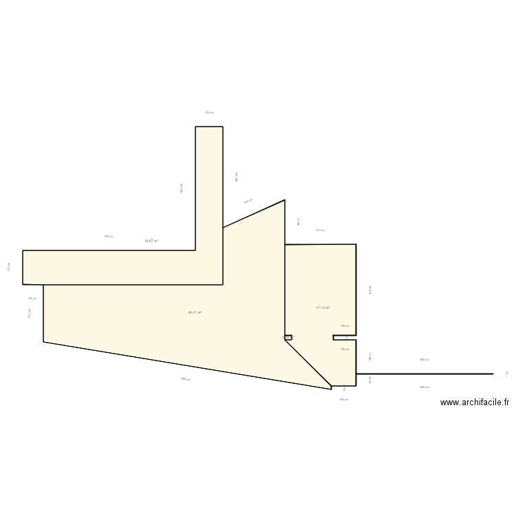 Gallego st cyprien repreneur Caman st cyp. Plan de 4 pièces et 83 m2