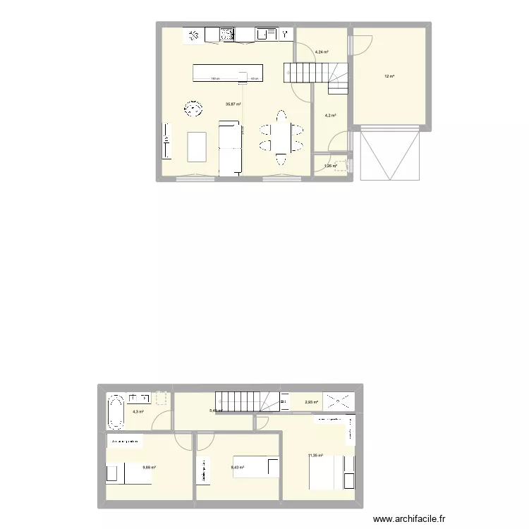 PLAN MAISON bBIS. Plan de 