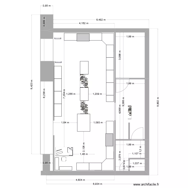 SO OUEST EX SUD version  EXPRESS. Plan de 