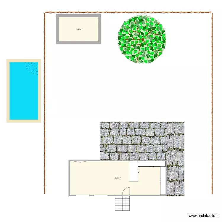 maison 2026. Plan de 2  et 48 m²