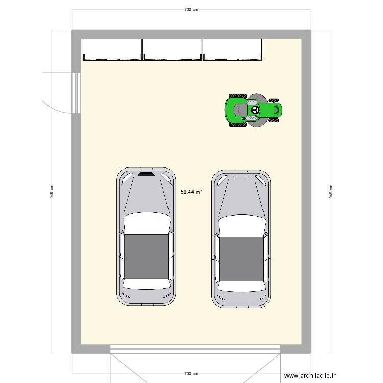 Grage Mégange. Plan de 0 pièce et 0 m2