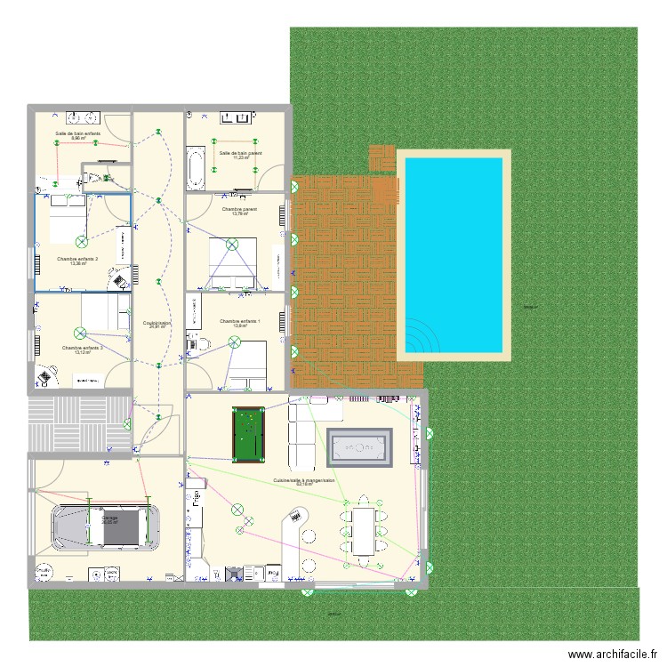 Maisson . Plan de 0 pièce et 0 m2