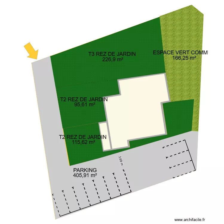 CRAPONNE V3. Plan de 