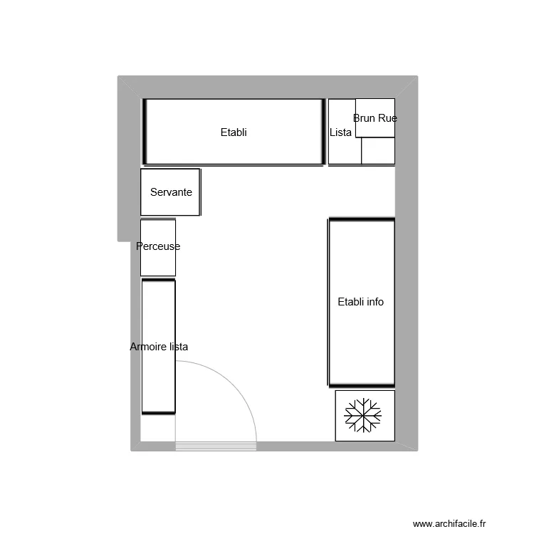Cave Troinex. Plan de 