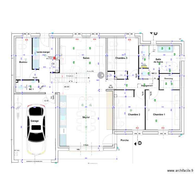 Papin. Plan de 0 pièce et 0 m2