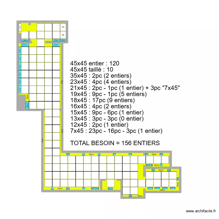 Carrelage Mettewie 2. Plan de 