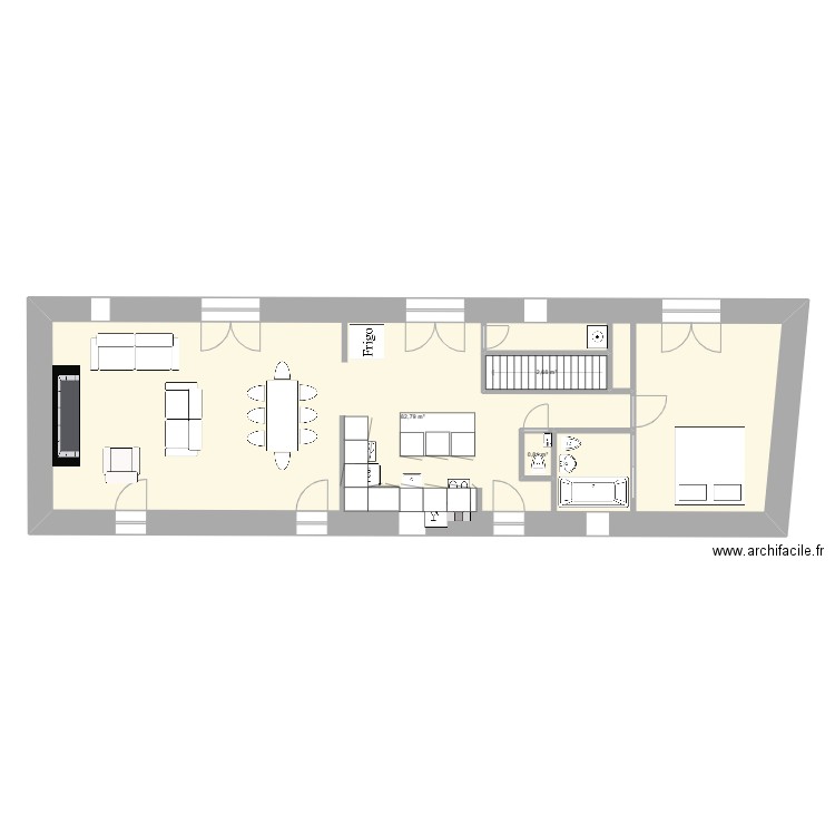 bergerie. Plan de 0 pièce et 0 m2