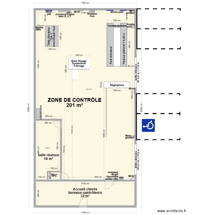 CCT mixte VL/CL CT des Fauvins GAP. Plan de 4 pièces et 253 m2