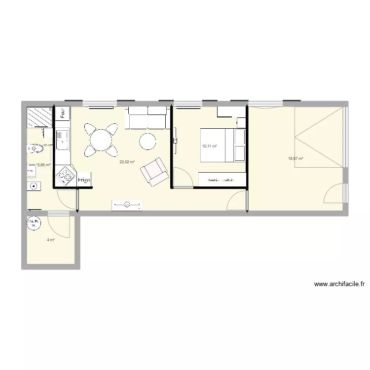 Am&eacute;nagement Garage 3. Plan de 