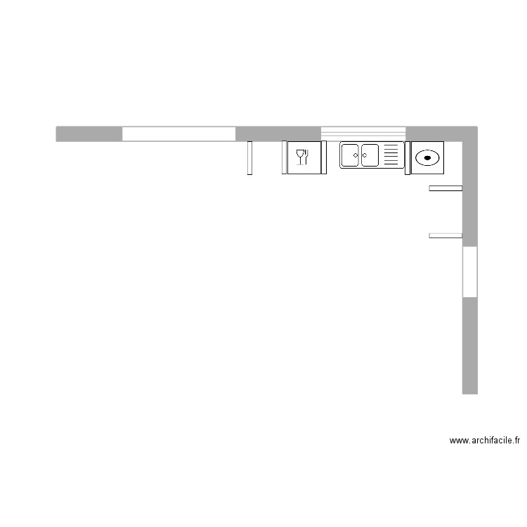 cuisine. Plan de 0 pièce et 0 m2