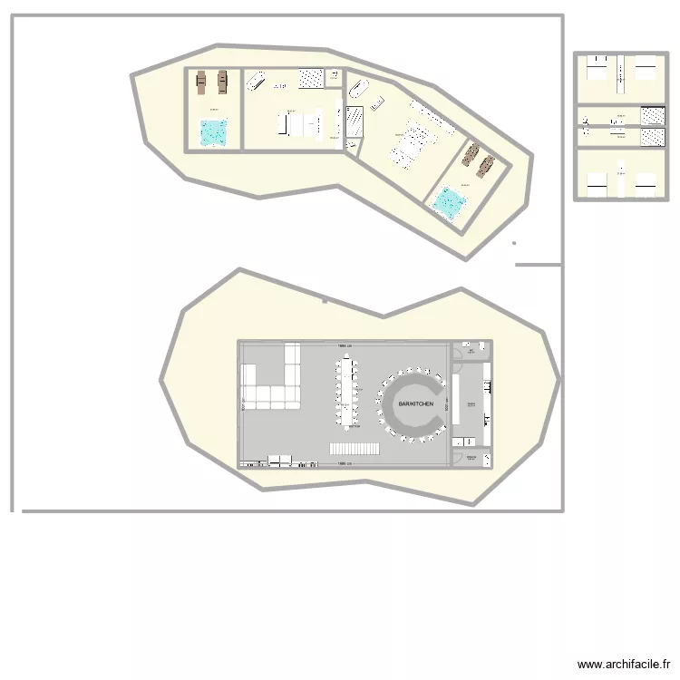 Villa AGUA 1er etage V6. Plan de 