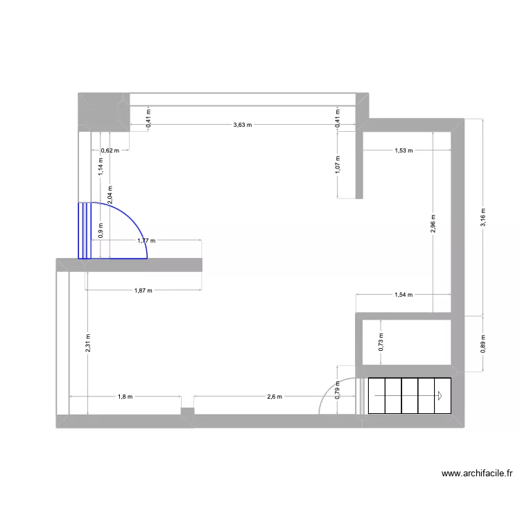 PLAN NOUVELLES AGENCE avec mesure SAN VITRE. Plan de 2 et 1 m² PLAN NOUVELLES AGENCE avec mesure SAN VITRE. Plan de 2 et 1 m²