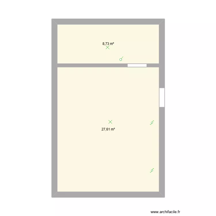 enseignement garage. Plan de 2 et 36 m² enseignement garage. Plan de 2 et 36 m²