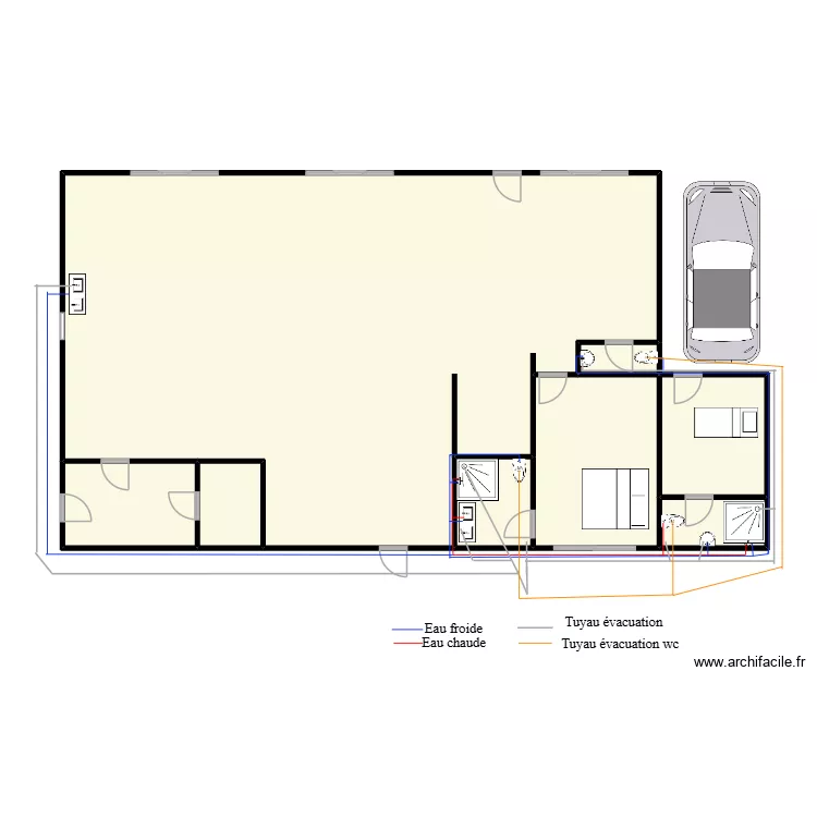 PLAN DE L'ETAGE. Plan de 