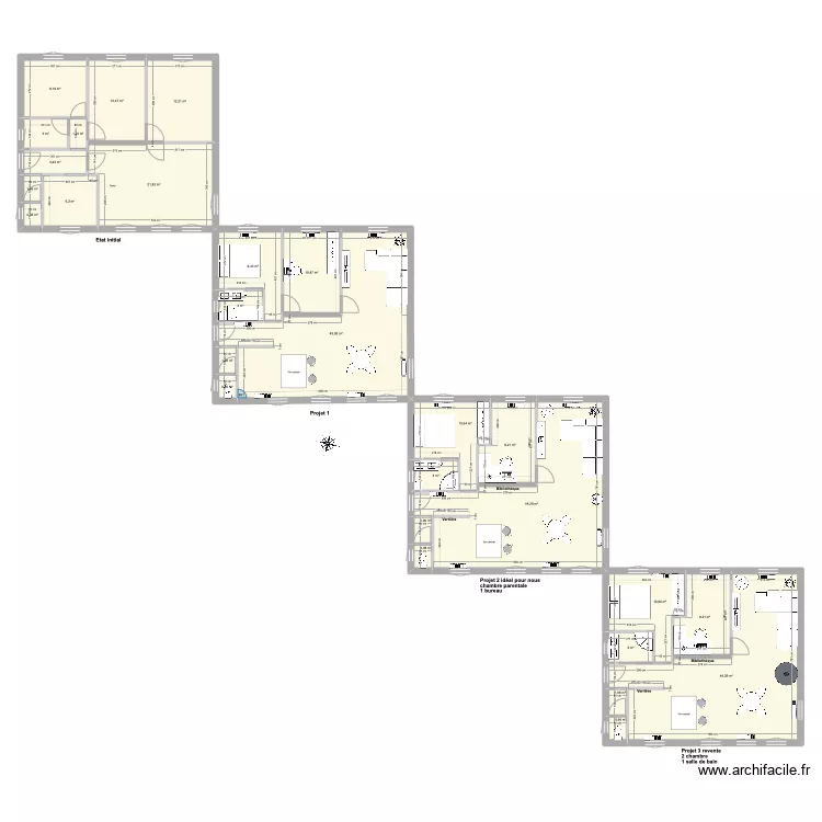 Plan clod du fleuri. Plan de 